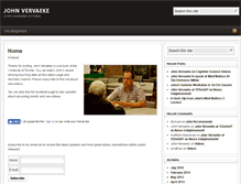 Tablet Screenshot of johnvervaeke.com